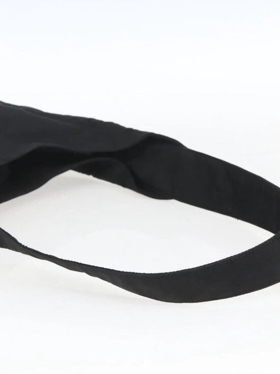 PRADA Shoulder Bag Nylon Black Silver - Picture 9 of 14